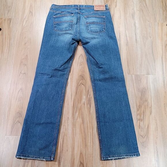 🔸️Express Blue Precision Fit Jeans Size 9/30 - Picture 3 of 12